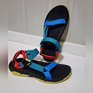 TEVA ORIGINAL UNIVERSAL MULTICOLOR HIKING SANDALS (SZ: 10)